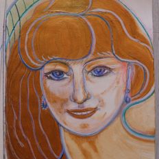 Aniela Gyllendahl Painting - Diana Princess of Wales