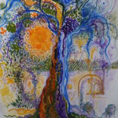 Aniela Gyllendahl Painting - Tree of Life